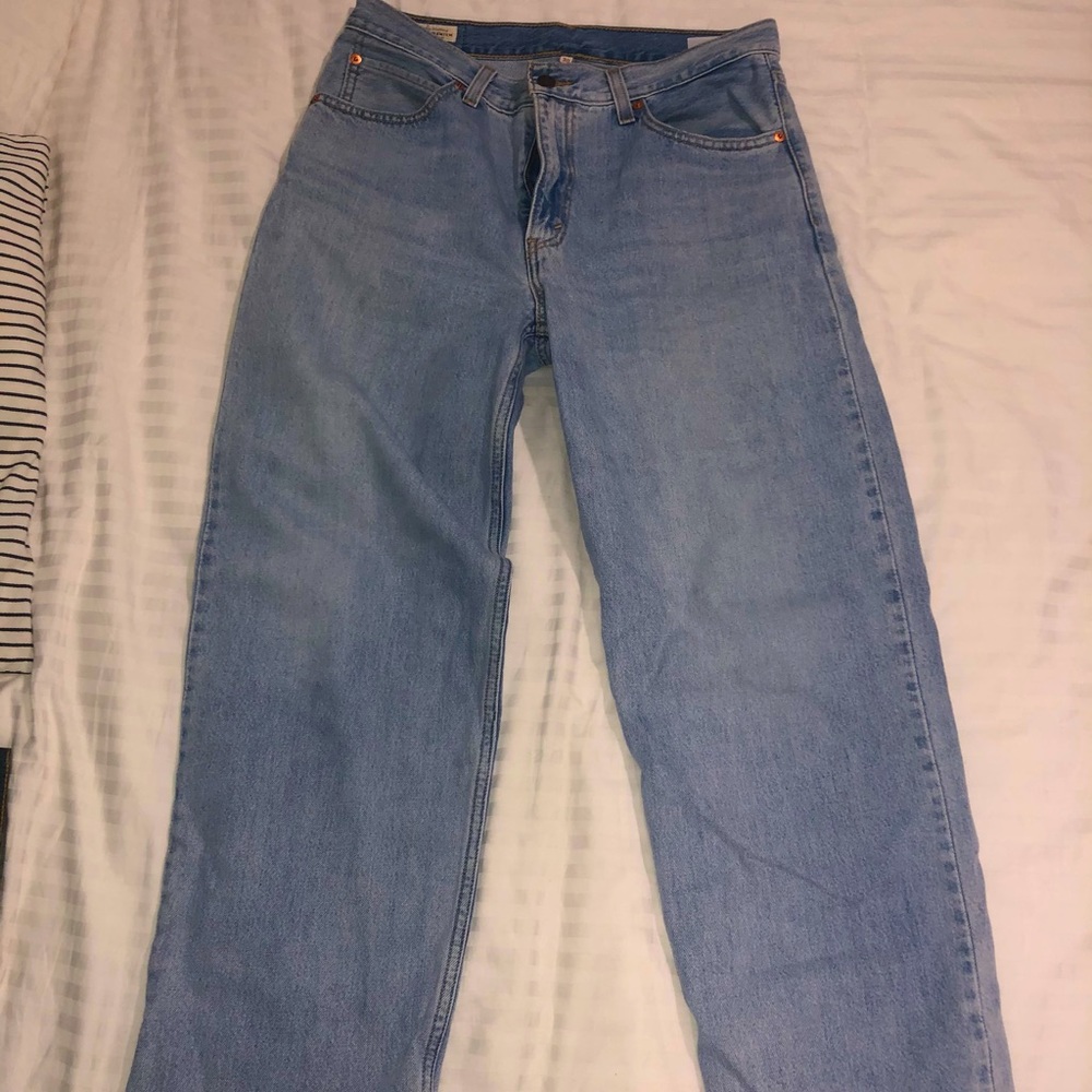 “Levi’s High Loose straight jeans- whatever”